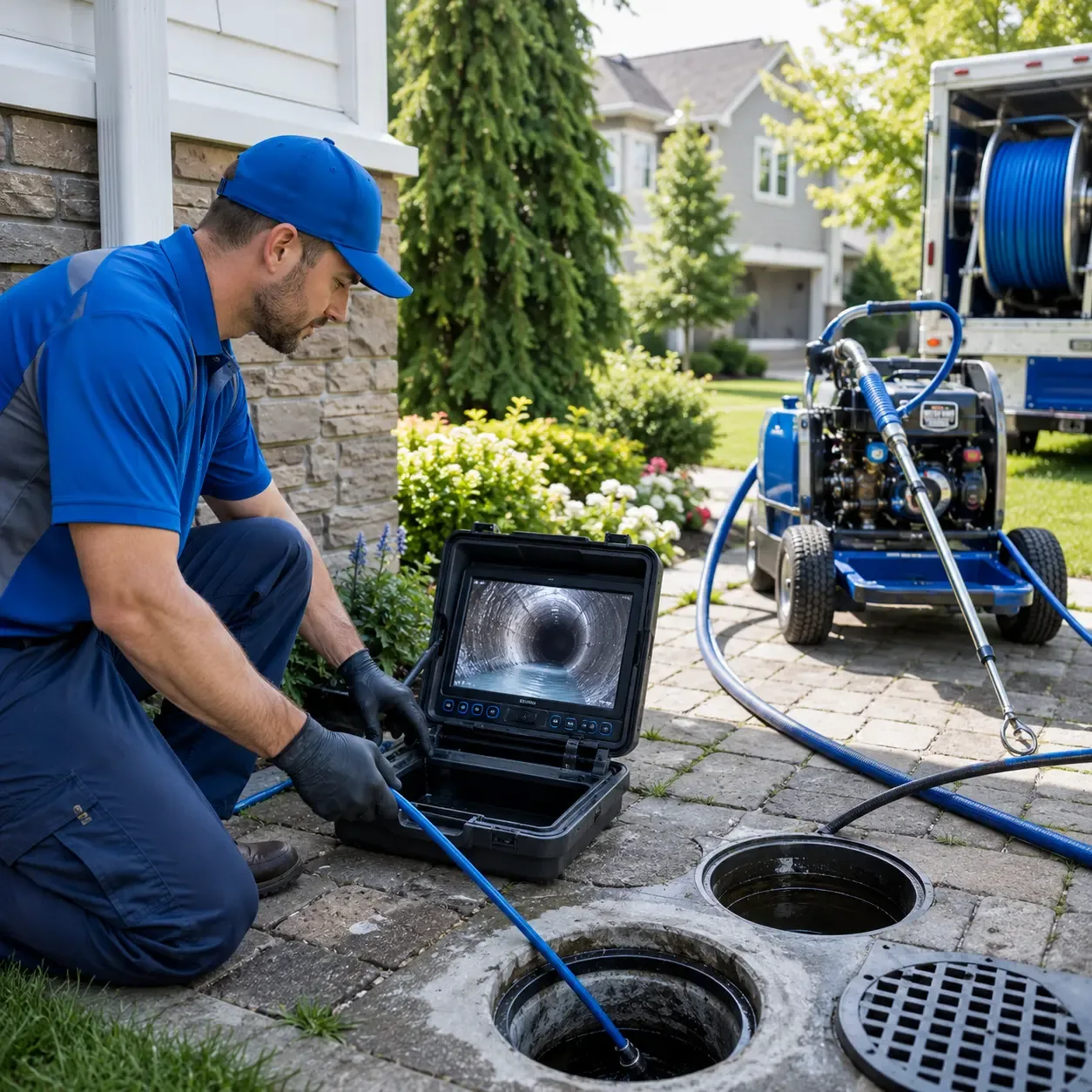 Outdoor drain cleaning professionals serving Alexandria, VA